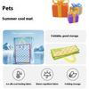 Waterproof Pet Cooling Mat Heat-Resistant Pet Bed Pet Accessories Summer Sleeping Pad  Crate Mat