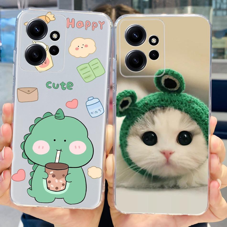 For Xiaomi Redmi Note 12 Global Stylish Phone Case Soft Silicone TPU Back Cover For Redmi Note 12 Pro 4G Note12 12Pro