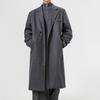 Hongkong-Stil Herren Mittellanger Winter Lockerer Trenchcoat - Koreanische Wolljacke