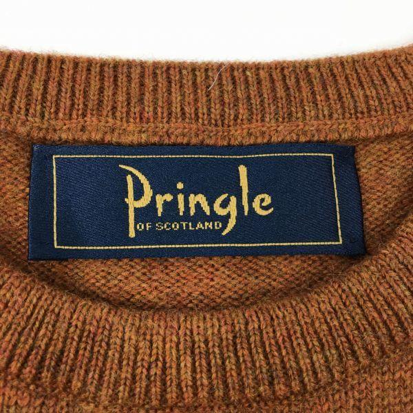 Pringle Argyle Knit Sweater Brown Size ML(USED)