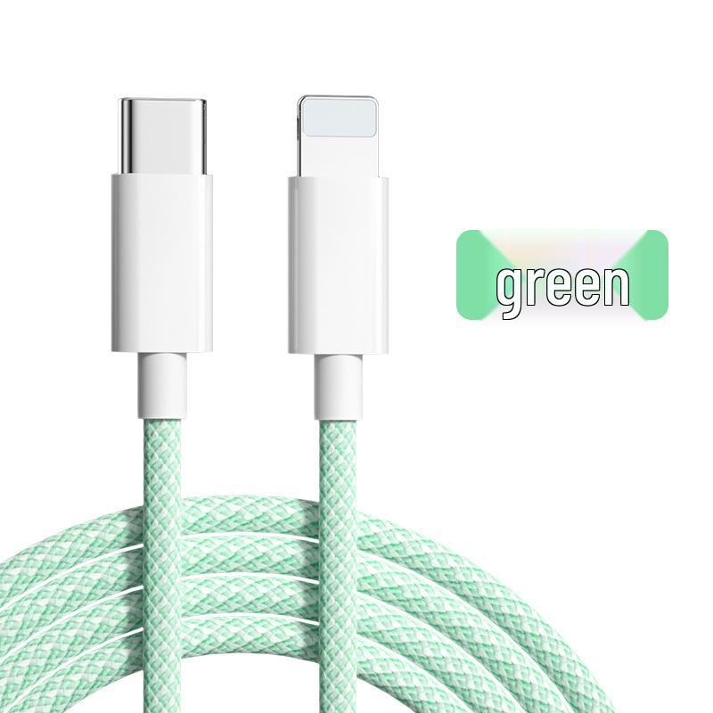 Apple Compatible 20W Fast Charge Braided PD Cable & Charger for iPhone 12 Pro/XS/XR
