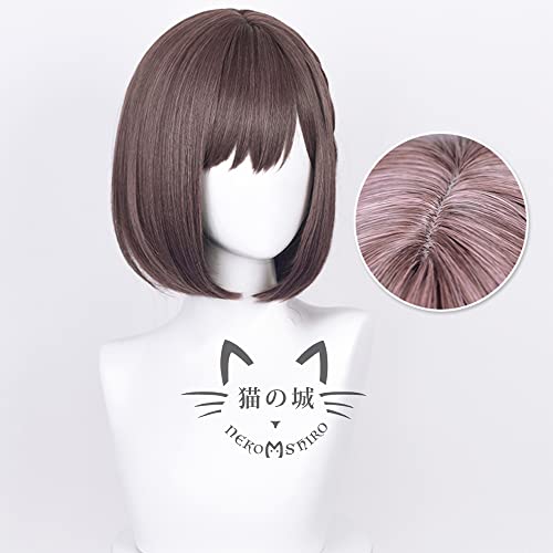 Neko no Shiro (Cat Castle) Shinonome Ena Cosplay Wig, Heat-Resistant, Project Sekai Colorful Stage! Costume Accessory, Party, Event, Costume, Includes