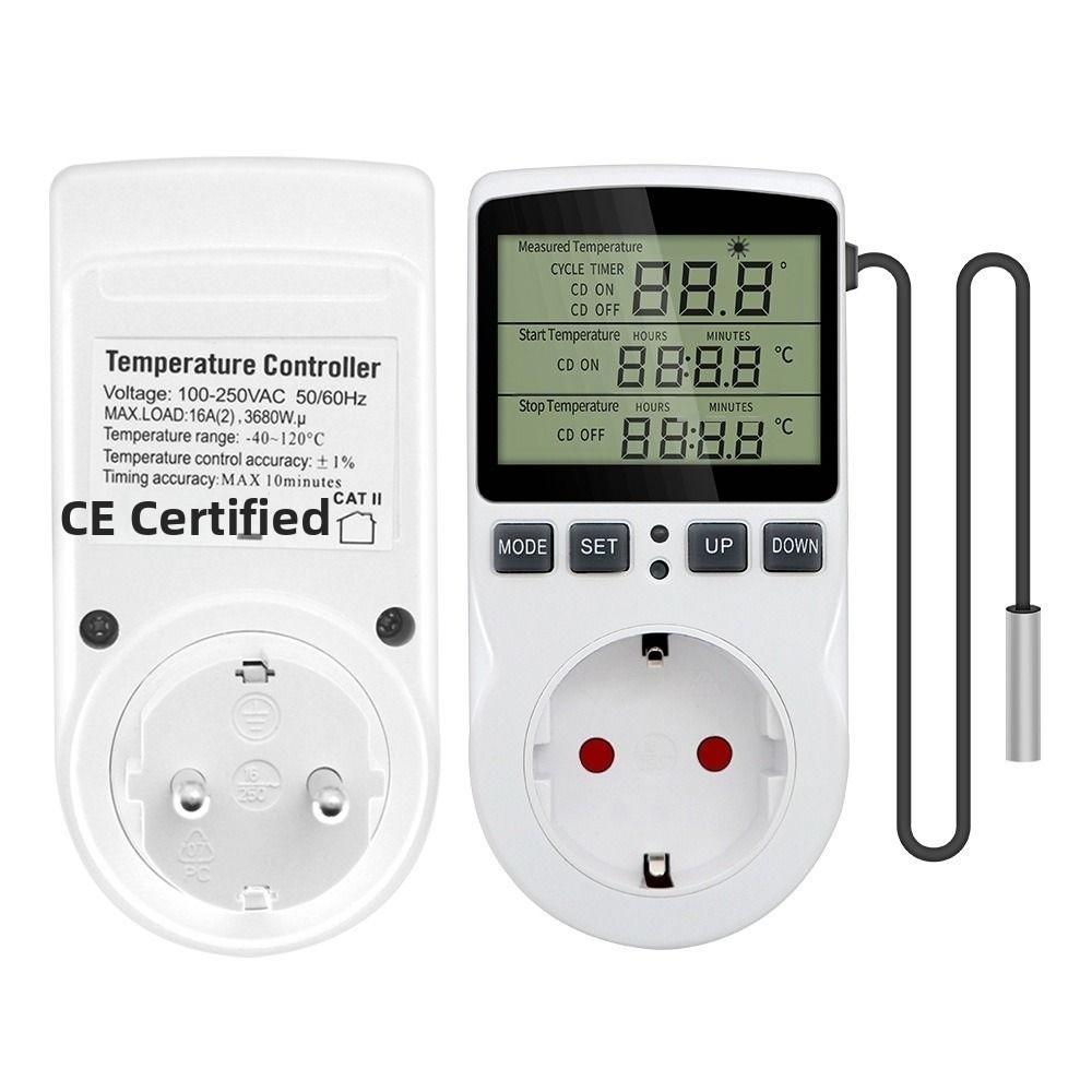 Timer Switch Digital Thermostat Digital Display Temperature Controller Temperature Regulation