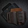 Durable Flashlight Sheath and Keychain Clip, Multitool Leather Sheath, Convenient Tool Organizer for