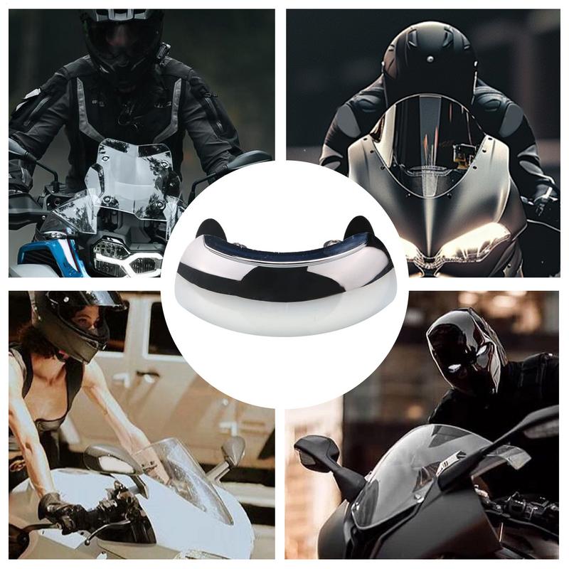 Mirrors For Motorcycles 180 Degree Wide Angle Safety Rear View Mirror Wide Angle Adjustable Wind Screen Mount Blind General For