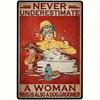 Metal Wall Art Decor Sign 20x30cm Hanging Plaque