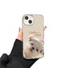 Probe Shiba Inu mirror surface is suitable for iPhone17promax mobile phone case 14/15 electroplating buttons Apple 16 all-inclusive x