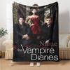 Custom Name Vampire Diaries Theme Printed Blanket Perfect For Couch Bed Travel Outdoor Use Machine Washable Cozy Durable