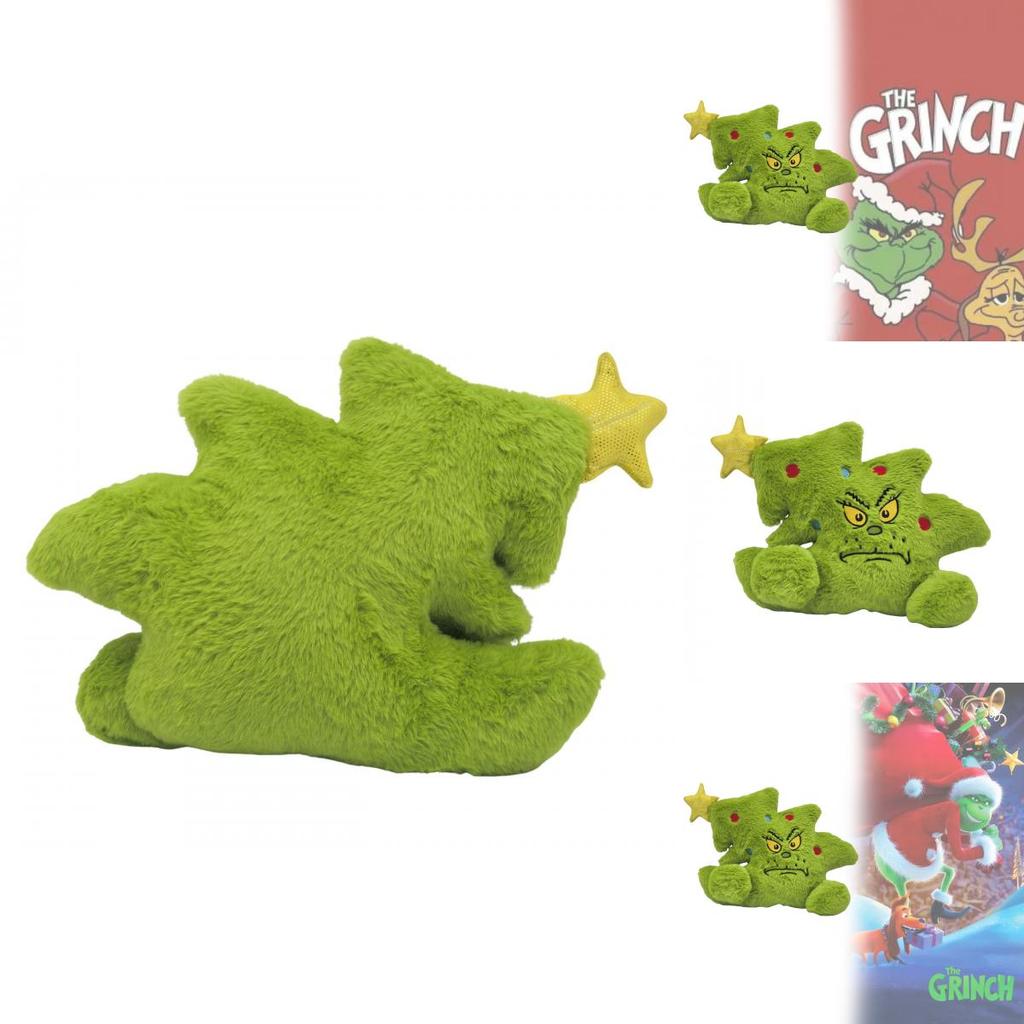 The Grinch Plush Cushion With Pp Cotton Filling For Holiday Decor And Gift Ideas