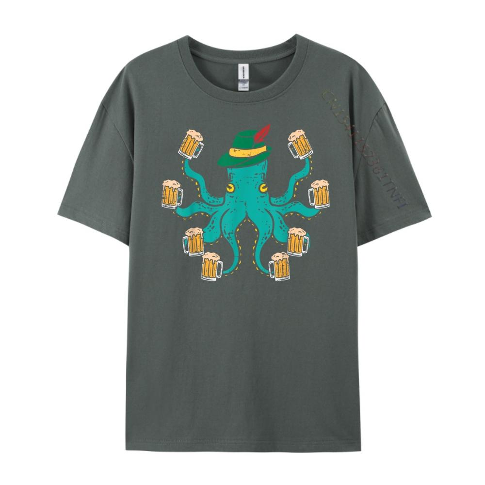 German Octopus Oktoberfest Funny Bavarian Festival T Shirts Men Women Mens Clothing Mens Clothing