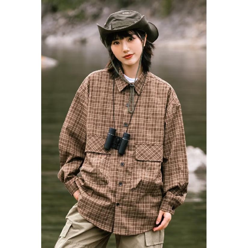 2024 Letter Long Sleeve Shirt Japanese Hong Kong Style Ins Loose Shirt Boys Summer Trendy Versatile Casual Coat