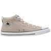 Converse Chuck Taylor All Star Comfortable Mid-Top Canvas Sneakers Unisex Sneakers Gray White 166976C