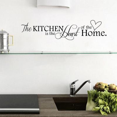 Kitchen Letter Removable Vinyl Wall Stickers Mural Decal Quotes Art