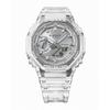 Casio G Shock  G Shock  briGht Metallic Dial Series Silver Ga 2100bm 7a8jf