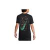 Nike Alphabet Logo Crew Neck T-Shirt Men Tops Black FD0073-010