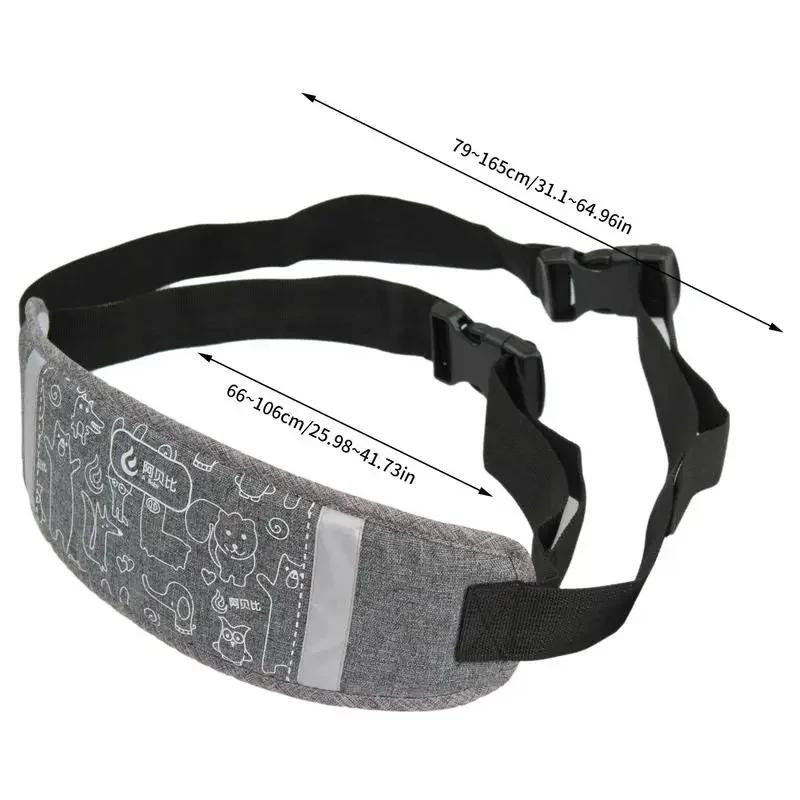 Reflective Kids Scooter Safety Harness Adjustable Motorcycle Belt Non Slip Riding Strap Child Motobike Chest Support Pad