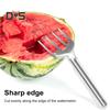 Watermelon Cutter Tool Efficient Stainless Steel Slicer for Watermelon Mango Cantaloupe Portable Kitchen Gadget for Fruit Salad Family Picnics Parties