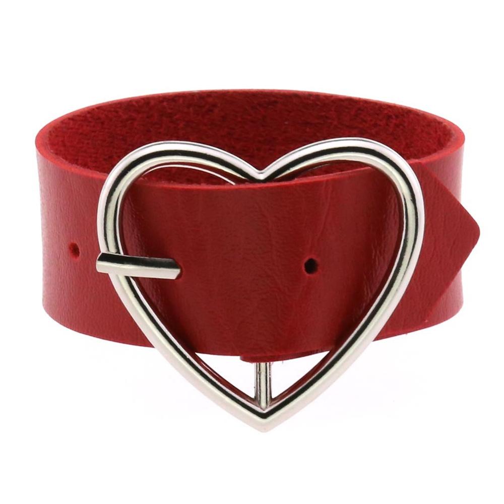 2025 Red Heart Skull Multilayer Braided Leather Cord Bracelet Charm 90s Vintage Bracelet Bangle For Women Men Jewelry Gift