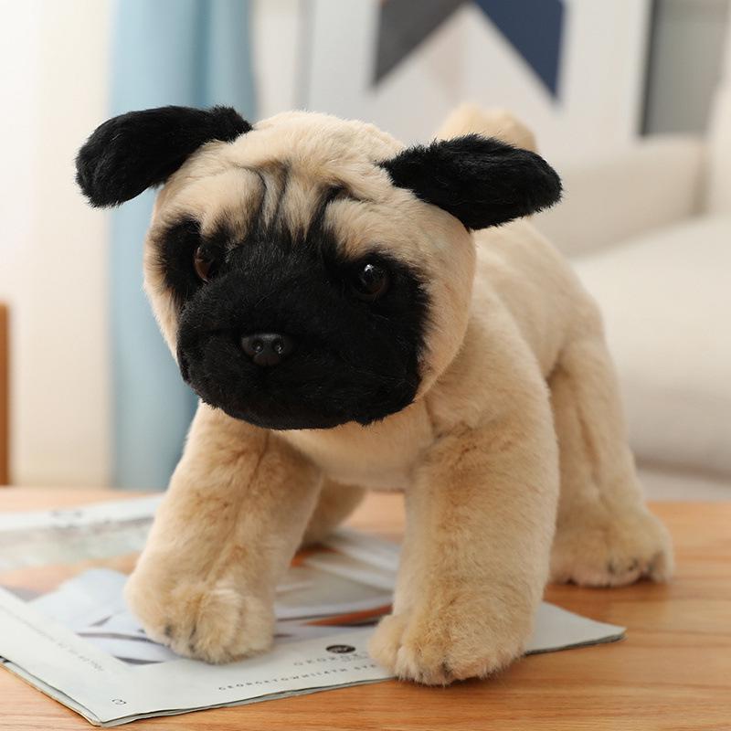 Realistic Plush Toy Dogs: Maltese, Bichon Frise, Labrador, Tibetan Mastiff - Perfect Birthday Gift