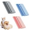 Rubber Pet Hair Remover 2-in-1 Dog Cat Grooming Brush Reusable