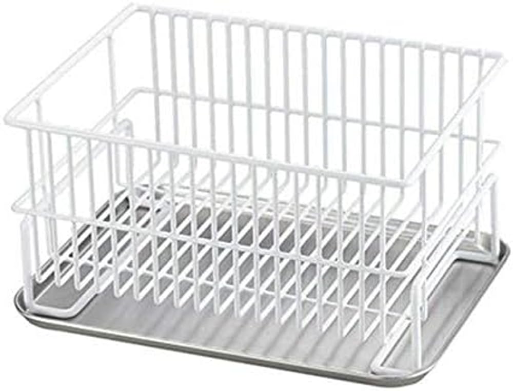 Chuo Sangyo Tamahashi Dish Drainer Dish Drainer Rack Stainless Steel Made In Japan Tray Included Height 24cm X Width 18cm MZ-3