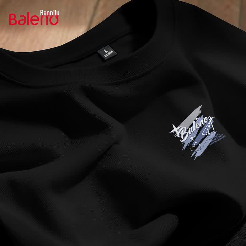 Baleno Men's Heavyweight Pure Cotton Short Sleeve T-Shirt