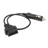 OBD2 Female To Cigarette Lighter Cable Emergency Power Memory Saver Diagnostic Adapter Cable Compatible with 16 Pin Socket
