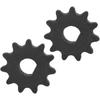 Socobeta T8f Sprocket 10t 2PCS 5x5x3 2PCS E Scooter Electric Sprocket Drive Pinion 11 Tooth Chain 25h High Motor Gear