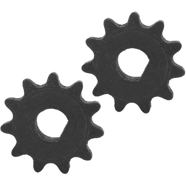 Socobeta T8f Sprocket 10t 2PCS 5x5x3 2PCS E Scooter Electric Sprocket Drive Pinion 11 Tooth Chain 25h High Motor Gear