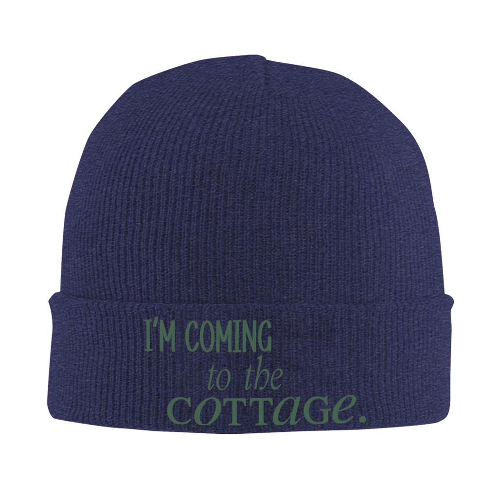 I'm Coming To the Cottage Heated Rivalry Knitted Caps Women's Unisex's Beanie Winter Hats Acrylic Warm Melon Cap