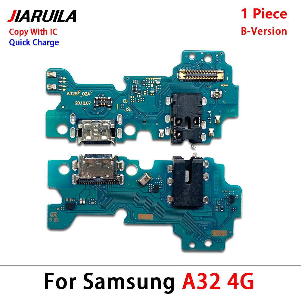 NEW Tested USB Charging Port Dock Charger Plug Connector Board Main Motherboard Flex Cable Parts For Samsung A22 A32 4G A42 5G
