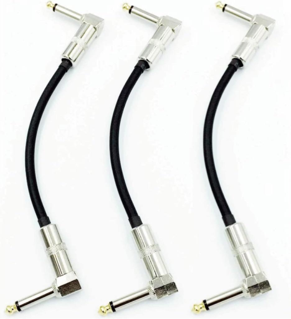 KMsound BELDEN 9395 Patch Cables, L-L Plug, 15cm, Set of 3