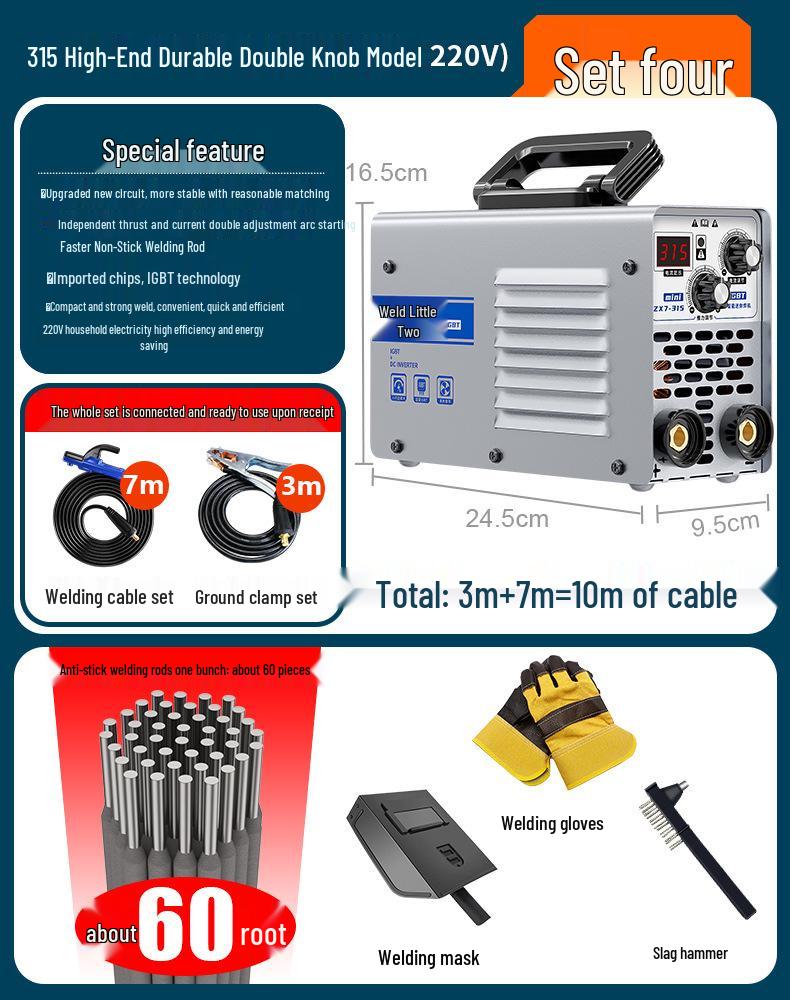 Han Xiao Er Electric Welder 220v/380v Portable Handheld Industrial Grade for Stainless Steel