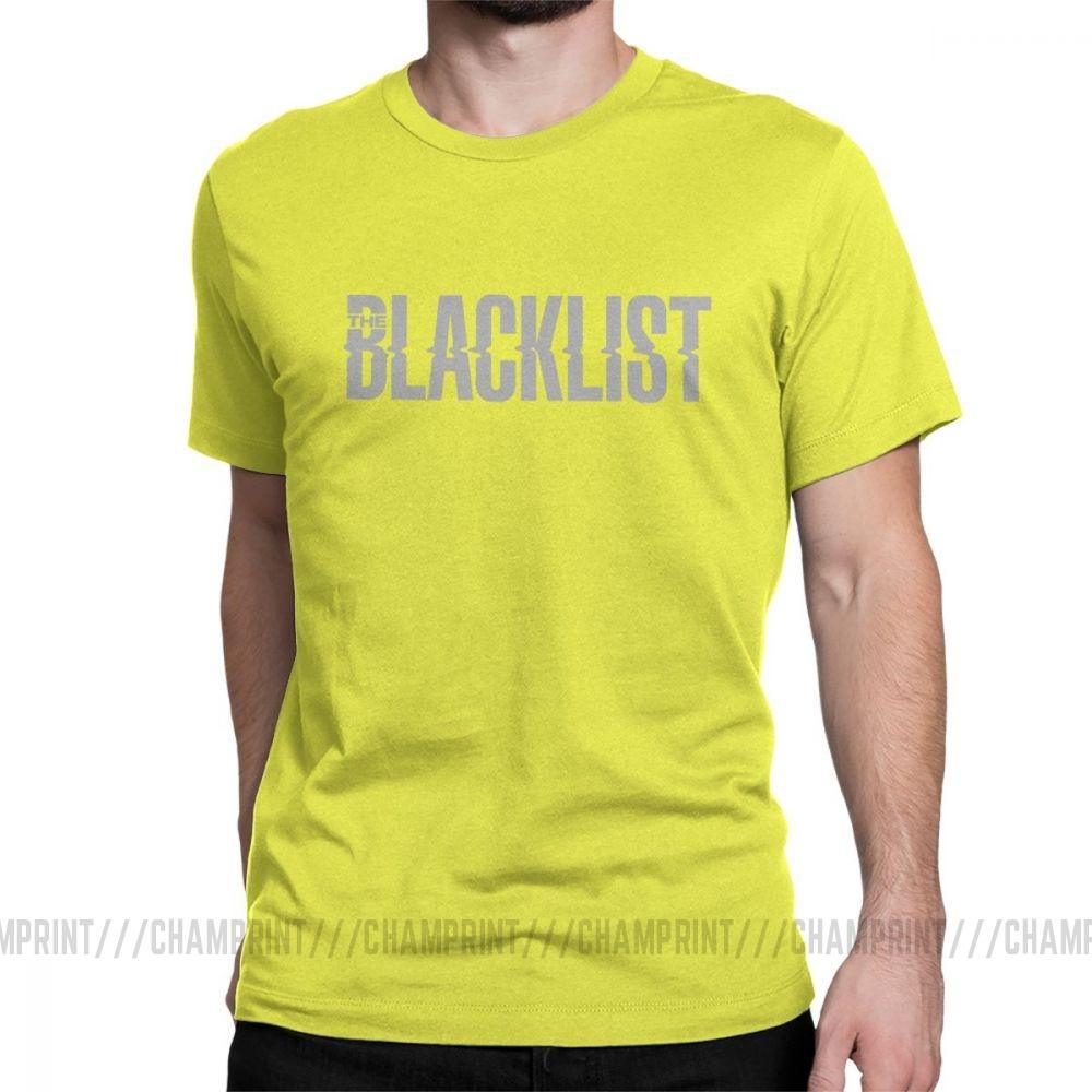 Men Good Tv Series The Blacklist T Shirt Reddington Raymond Red Hat Fandom Crime Cotton Short Sleeve Tees 4XL 5XL 6XL T-Shirts