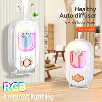 Automatic Aroma Diffuser Chargeable Humidifier Digital Display Air Freshener Fragrance Machine Toilet Perfume Dispenser Bedroom