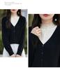 16G Fine Wool Lace Two-Piece Sweater: Delicate, Half-High Neck Knitwear for Autumn/Winter
