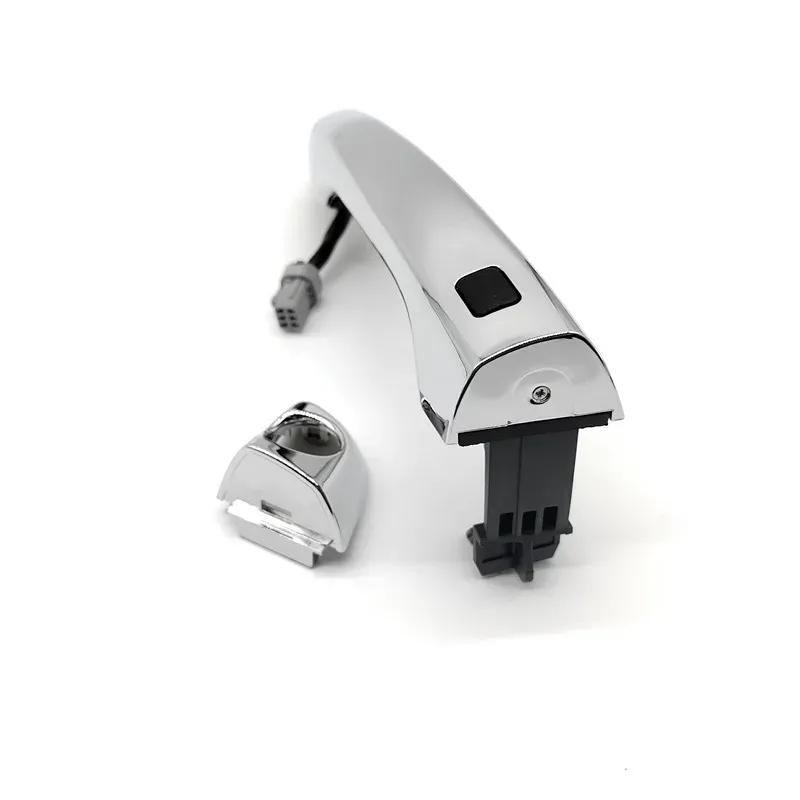 82651F2210 82652-F Front Exterior Outside Door Handle Chrome Keyless Entry with Button for Hyundai 2017- Elantra 1.4L