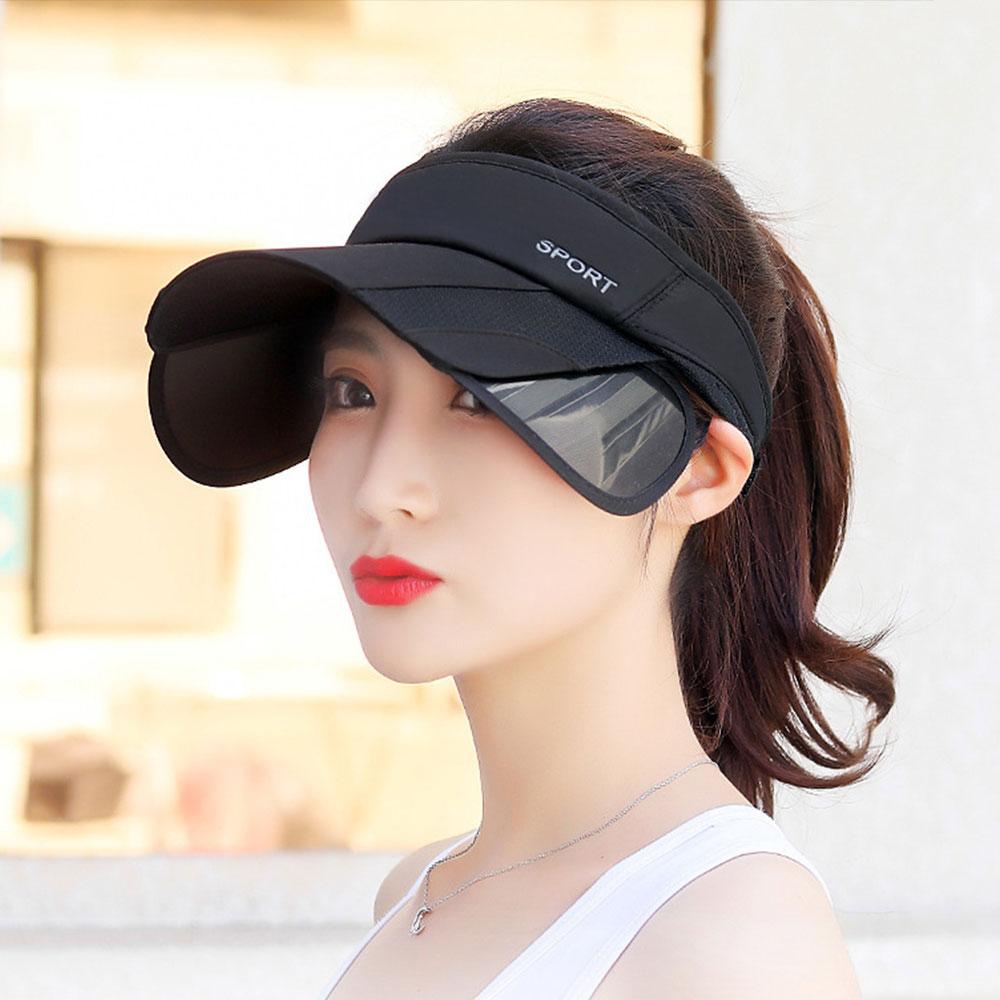 Sommer Sport Sonnenhüte Ultra breiter Rand Offene Oberseite Hut für Damen Herren UV-Schutz Sonnenschutzhut Outdoor Radfahren Sonnenschutzhut