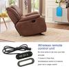 Interruptores de Poltrona Reclinável Elétrica com Porta de Carregamento USB Sofá Reclinável Elétrico Interruptores de Controle Manual de 2 Botões e 5 Pinos Fácil de Usar