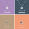 New Trendy Cute Enamel Cat Pendant Necklace For Women Exquisite Cartoon Kitten Metal Chain Choker Party Friendship Jewelry Gifts