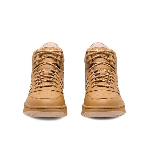 Мужские кроссовки adidas Hoops 3.0 mid winter if2636 бежевые