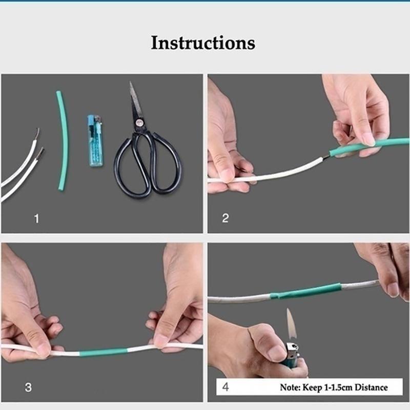Upgraded 164/328/656/984Pcs Heat Shrink Tubing Insulation Shrinkable Tube