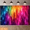 2D plane colorful party banner background with gradient glittering sequins themeDJH