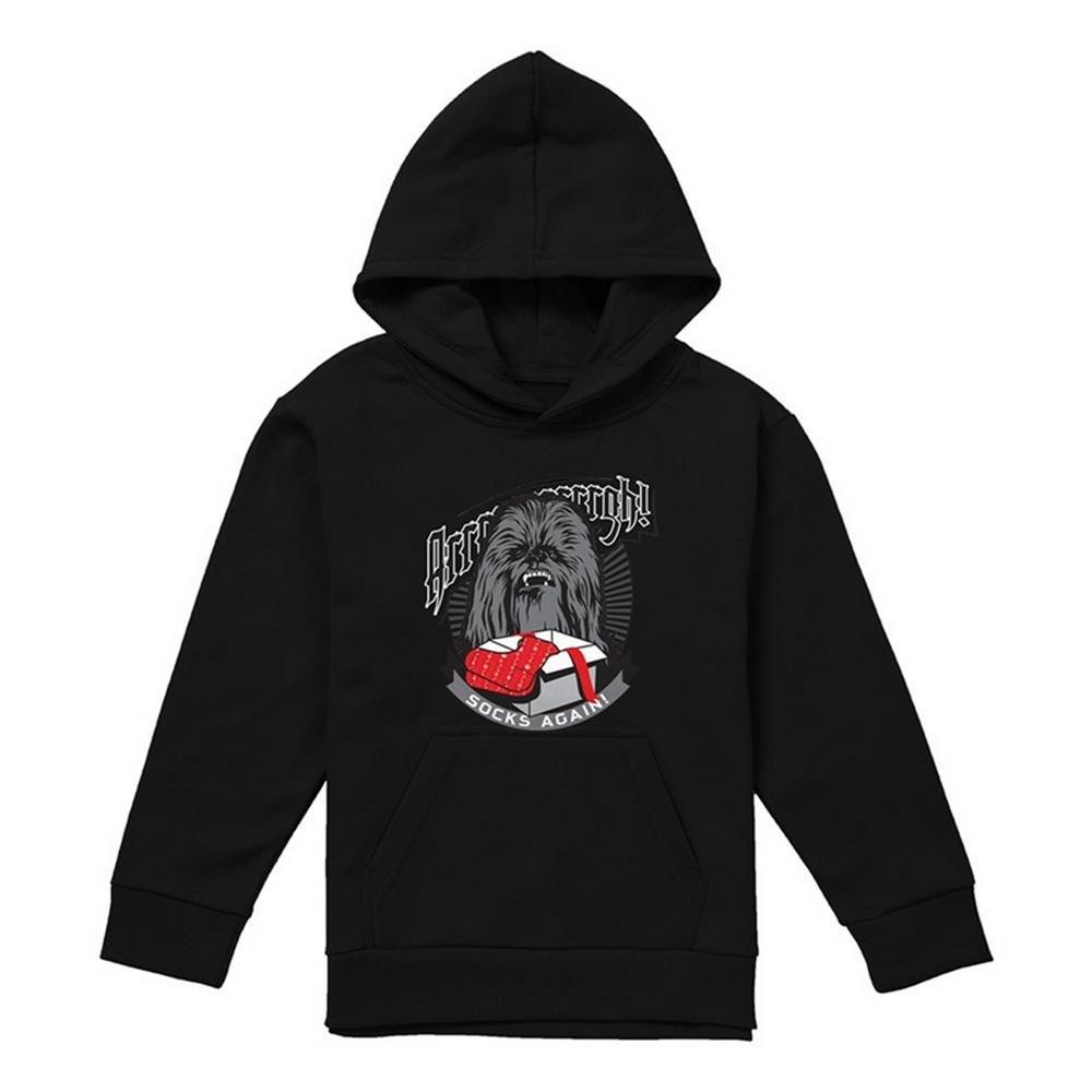 Star Wars Childrens/Kids Arrrrgh! Socks Again! Chewbacca Christmas Hoodie