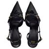 Zara Pu Lightweight Elegant Stiletto High Heels 8Cm Women High Heels Black 13200510-38