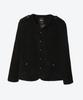 Untage Wool Boucle Tweed Jacket [Black(Man)]_Uto-Fb16
