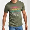Solid Color Men summer tshirt Casual Papa Knows Everything If He Doesnt Know He Makes Stuff Up Really Fast Retro Men Tee