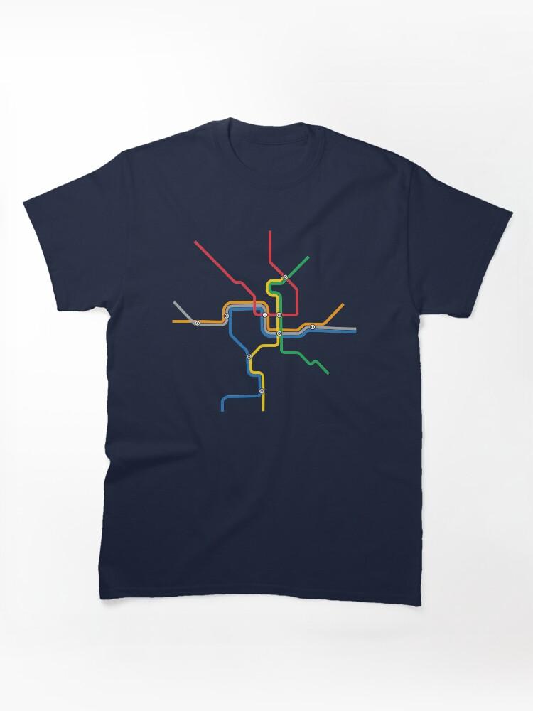 Metro DC Metro Map Classic T-Shirt