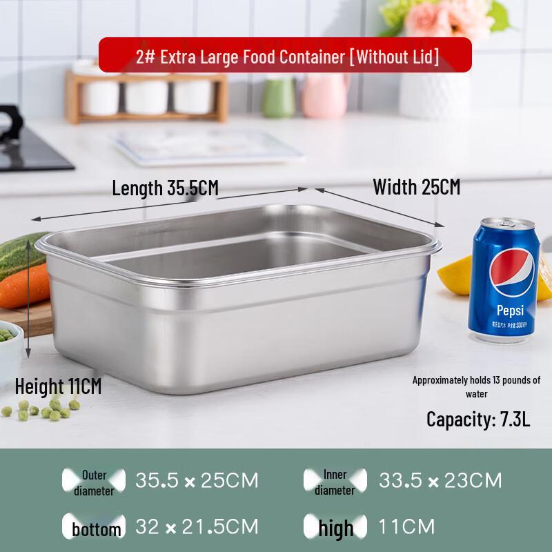 Stainless Steel Refrigerator Storage Box