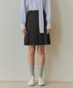 ZEROSTREET Basic Pleated Skirt / Charcoal